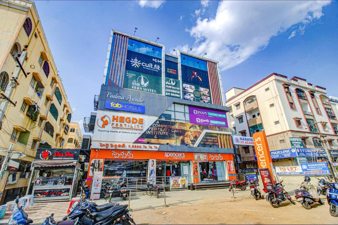Fabhotel Ssr Fern Suites - 100M From Gsm Mall Madeenaguda Lingampalli Exterior foto